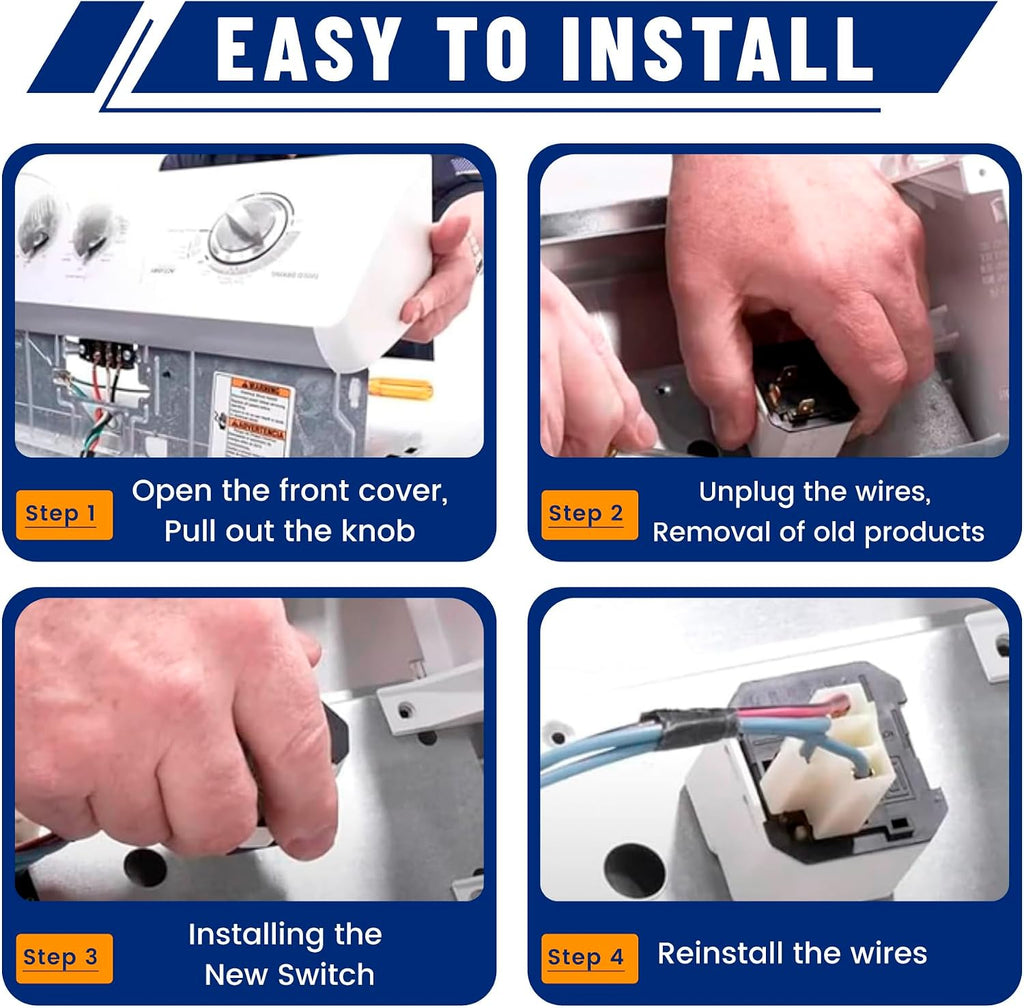 WP3398095 Dryer Push to Start Switch Parts