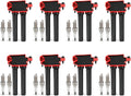 OTO-K Ignition Coil Packs and Iridium Spark Plugs Compatible with V8 5.7L Hemi Ram 1500 2500 3500 Dodge Challenger