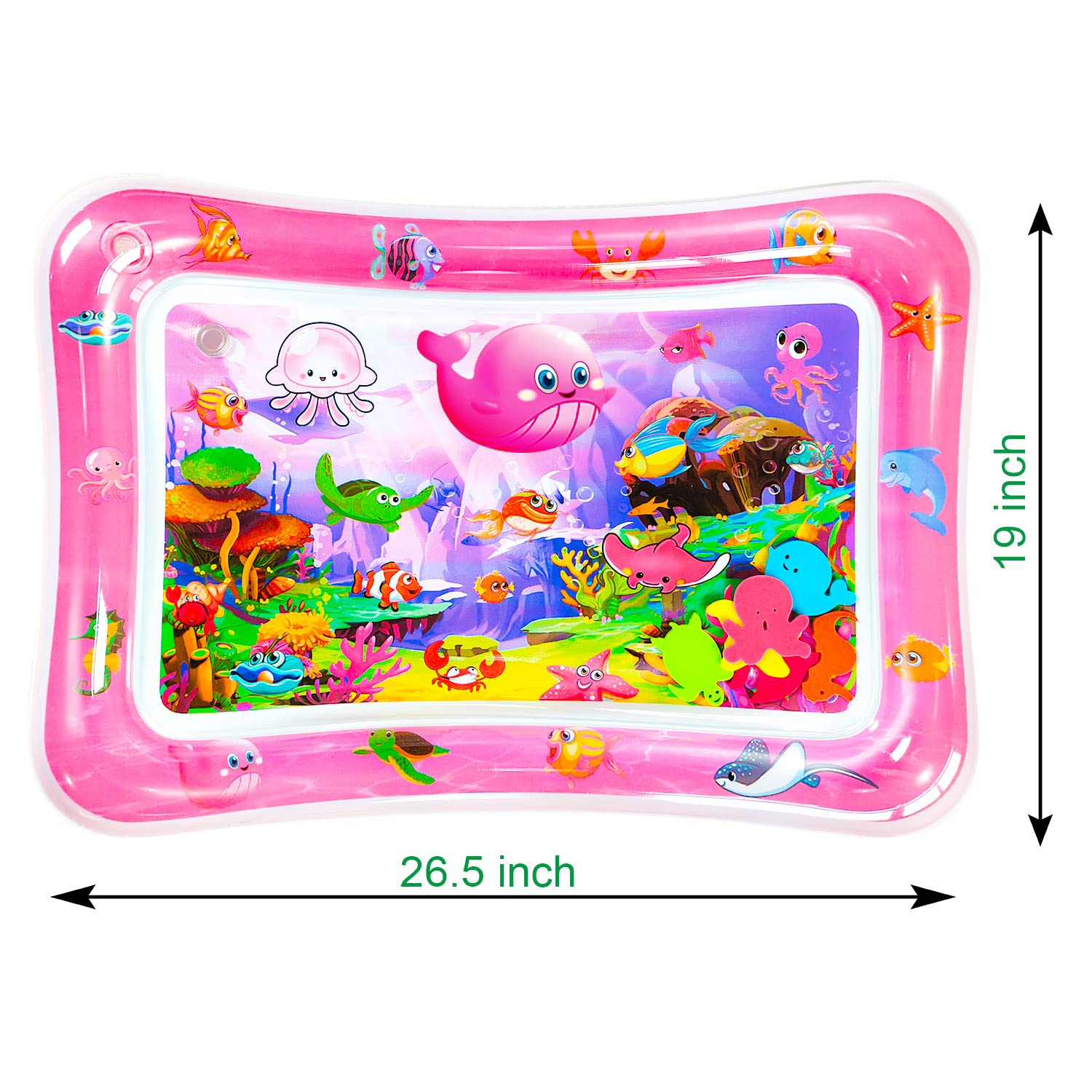 Tummy time Water Play mat, Baby Water Play Mat for Kids and Toddlers Baby Toys for 3 to 24 Months, Strengthen Your
