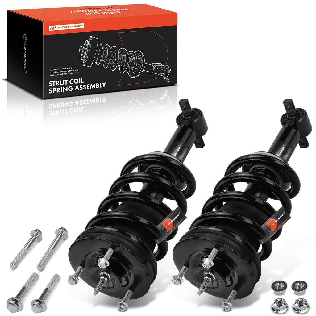 A-Premium Front Struts with Coil Spring Compatible with Chevrolet & GMC