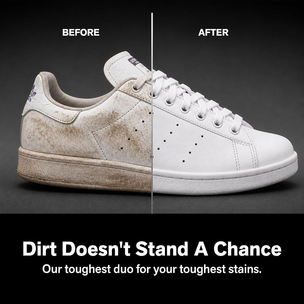 Essential Kit, Shoe Cleaner, 2-Piece Set, Deep Cleaning Solution & Durables Brush, Sneaker Care, Ideal for Footwear