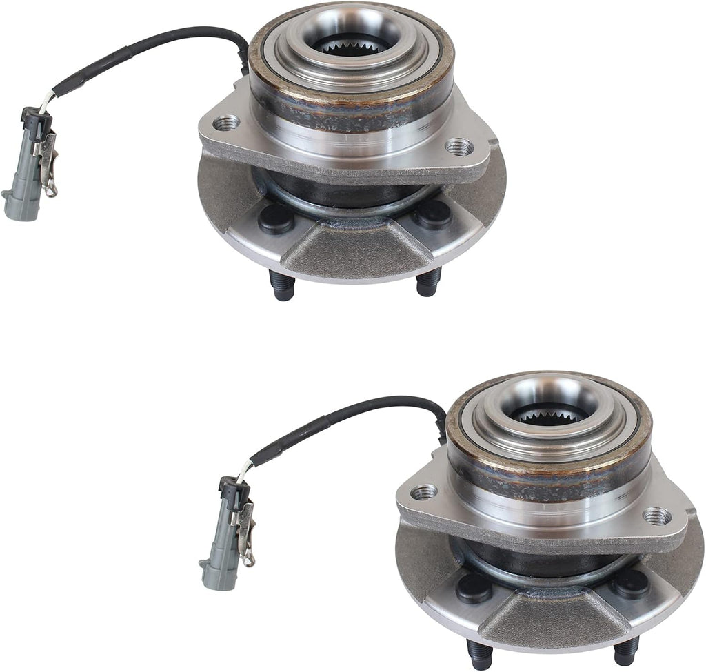 PAROD Pair 513189 Front Wheel Bearing & Hub Assembly Compatible with 2005-2006 Chevy Equinox, 2006 Pontiac Torrent, 2002-2007 Saturn Vue 5 Lugs W/ABS