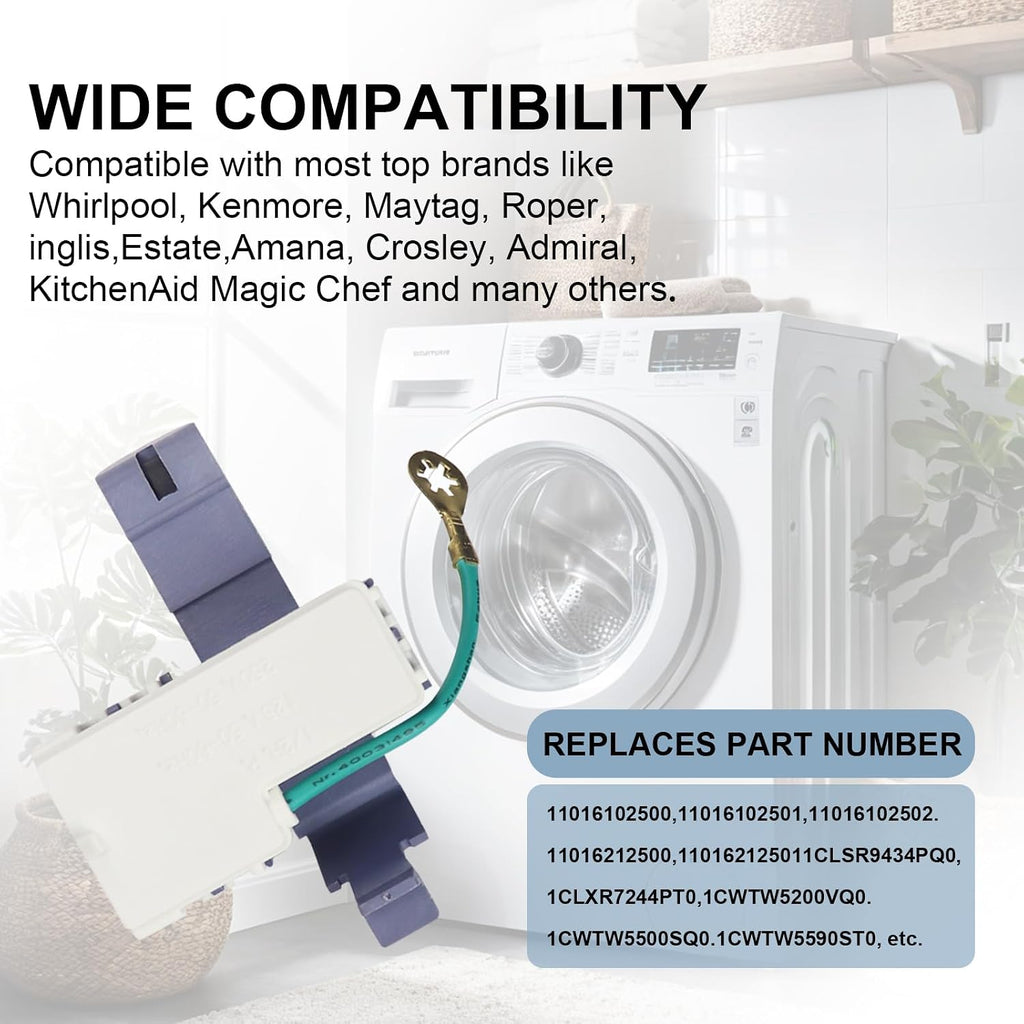 8318084 Washer Lid Switch Replacement Part Compatible with Whirl-Pool Ken-More Washers Replaces AP3180933 PS886960 WP8318084 AP6012742 ES8084 PS11745957 TJ90ES8084 8 Pack