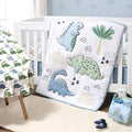 5 Piece Baby Crib Bedding Set for Boys - Newborn, Infant & Toddler Nursery Bed Set Decor with Fitted Crib Sheets