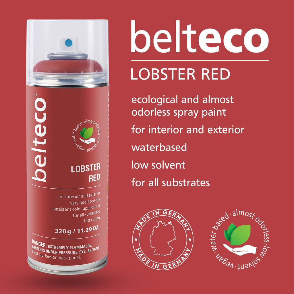 Lobster Red Spray Paint | Water-based Spray Paint Red