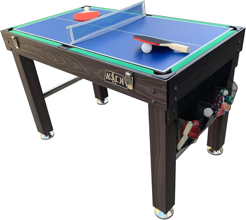 Quad 48" 4-in-1 Multi Game Table | Foosball, Billiards/Pool, Glide Hockey & Ping Pong