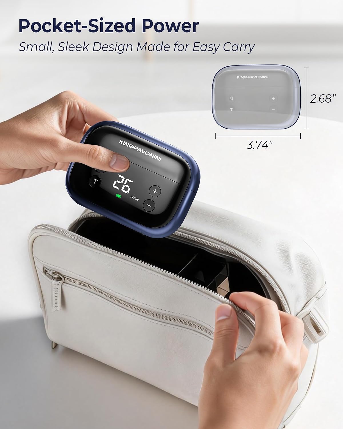Wireless TENS Unit Muscle Stimulator, Pocket-Sized, Model U13