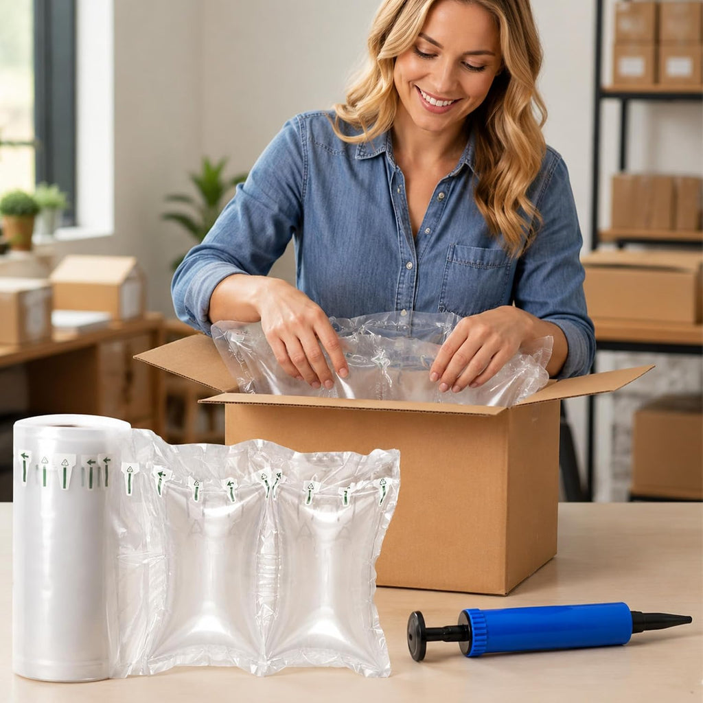150 Count Air Pillows for Shipping with Pump for Packaging Moving