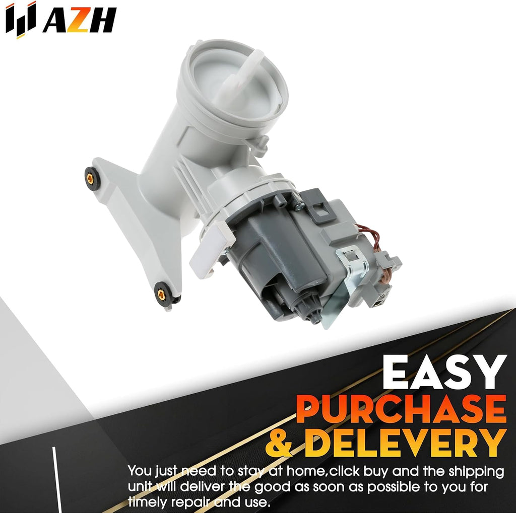 Drain Pump Replacement For GE GFW400SCK0WW GFW400SCM0WW GFW430SSM0WW GFW430SSM1WW GFW450SPK0DG GFW450SSK0WW GFW450SSM1WW GFWH1200D0WW GFWH1200H0WW GFWH1200H1WW GFWH1300D0WW Washing Machine
