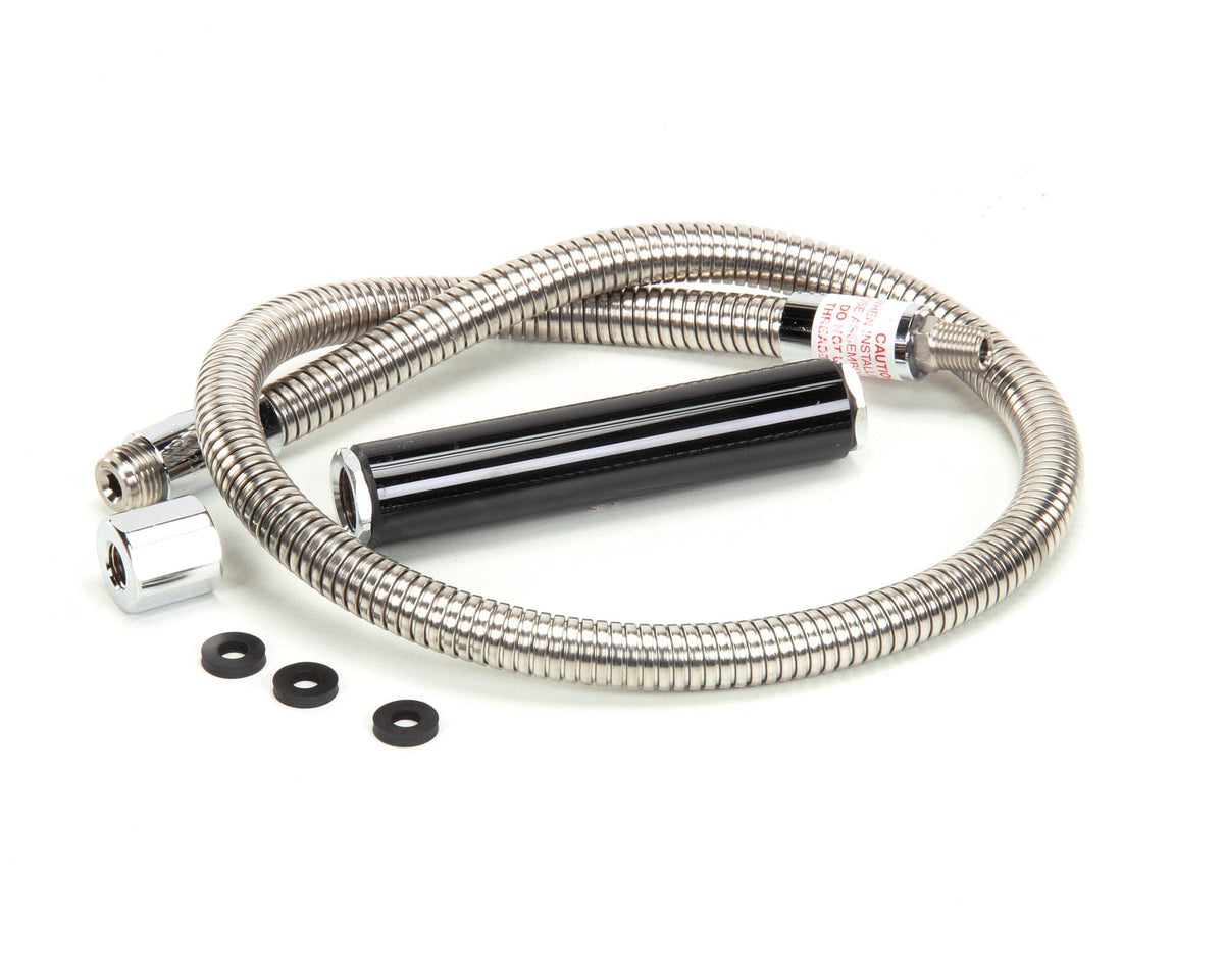 Fisher 2918 Replacment Pre-Rinse Hose, with handle, 44" long, brass