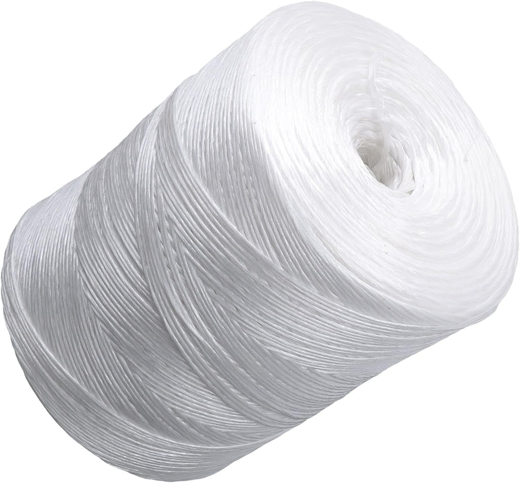Polypropylene Tying Twine White 6300ft Rope 156lbs Tensile Strength