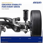 AISIN AFTERMARKET SABCH-01132 2pcs Front Suspension Shock Absorber