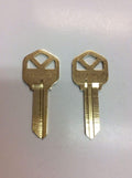 50 Key Blank Blanks for Locksmith / KW1 Fits Kwikset/Brass