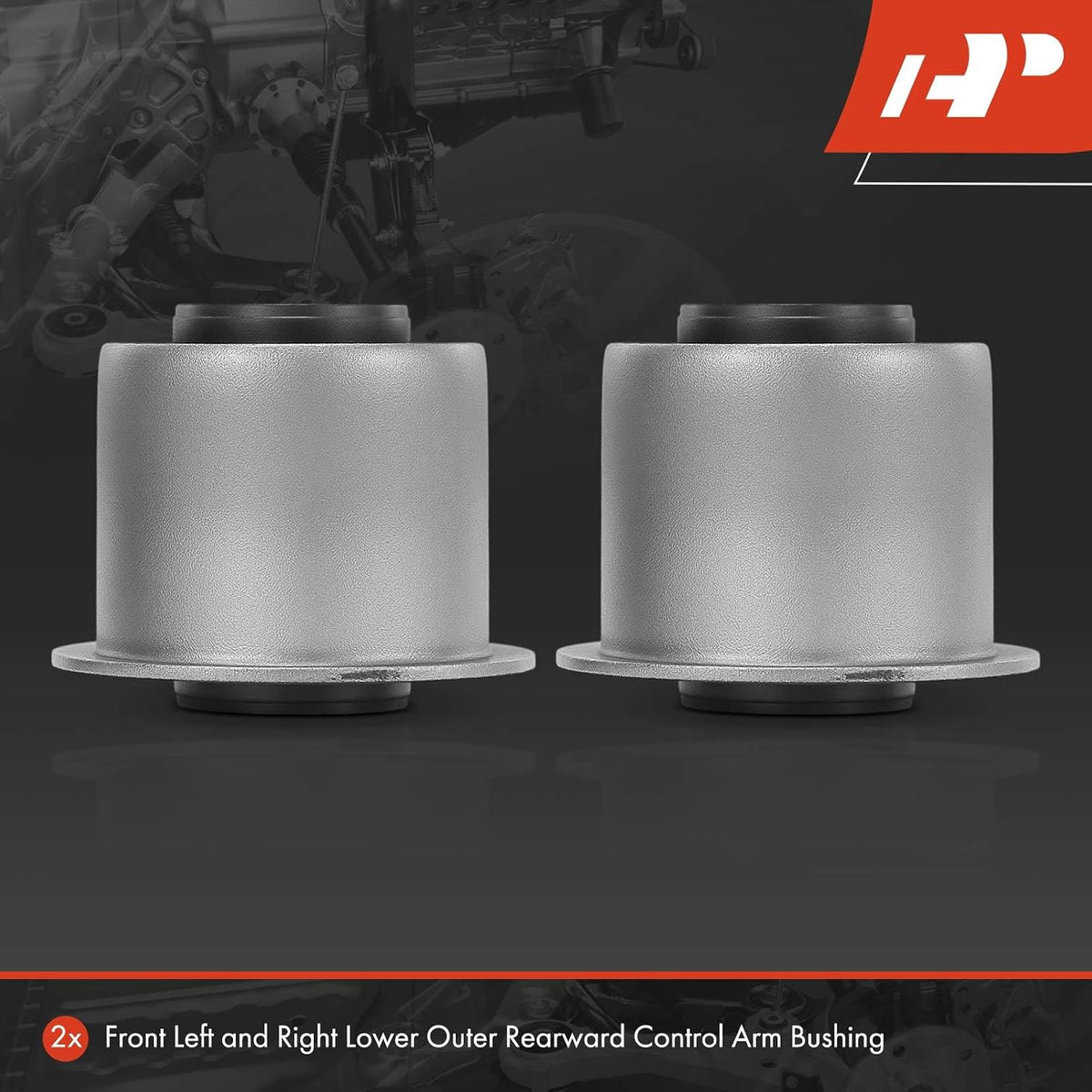 A-Premium 2 x Front Lower Outer Rearward Control Arm Bushing Kit
