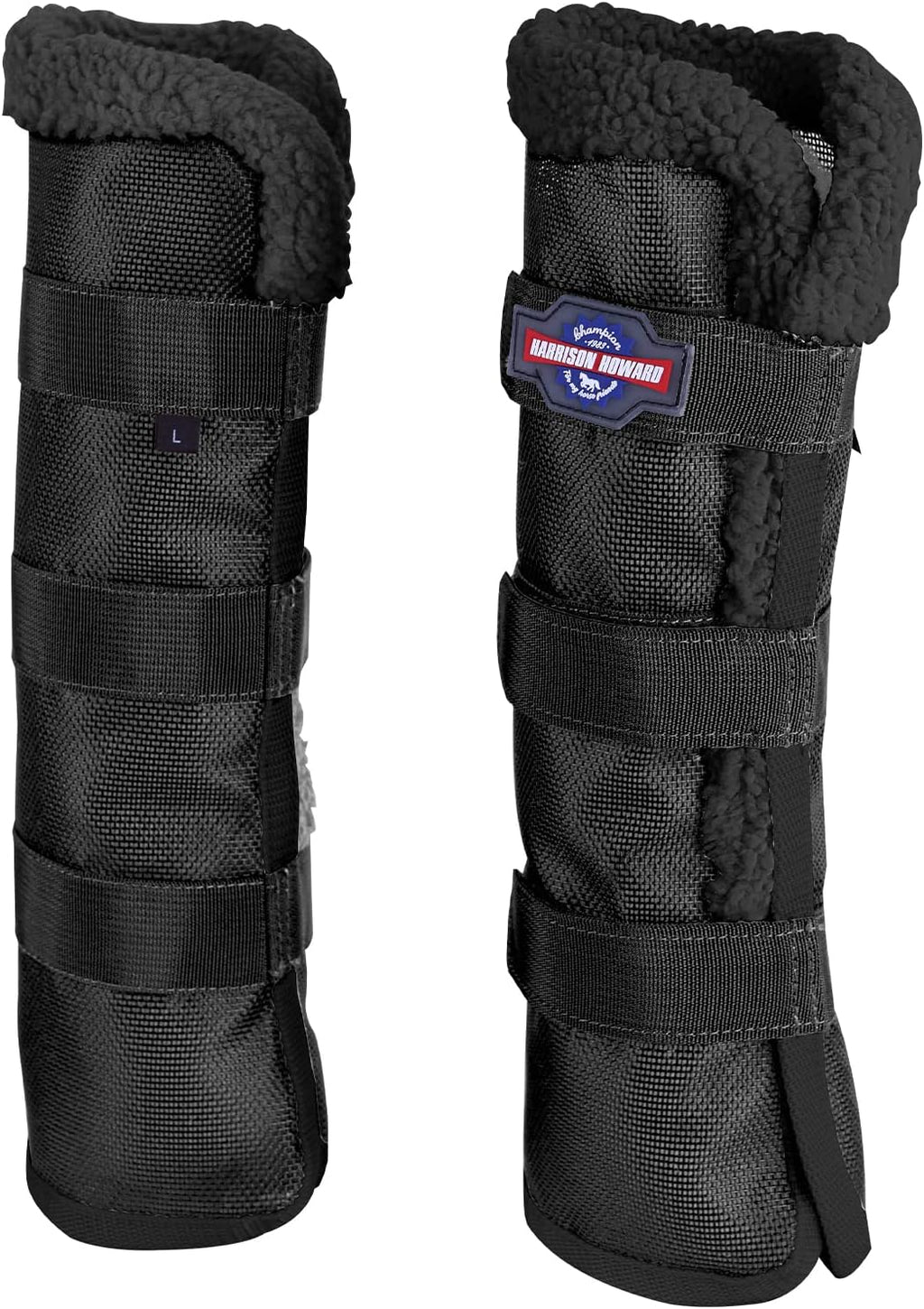 Horse Fly Boots with Fleece Trim Long-Lasting Breathable Cool Mesh Adjustable Closure