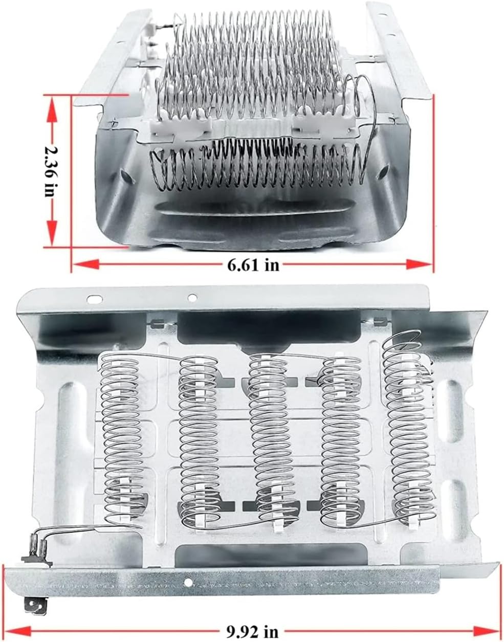 Dryer Heating Element Kit Replacement for Maytag MEDC500VW1 MEDC555DW1 MEDC555DW2 MEDX500BW0 MEDX500BW1 MEDX655DW1 MEDX6STBW0 MEDX6STBW1 YMED6200KW0 YMEDB755DW2 YMEDC415EW1 YMEDC465HW0 models