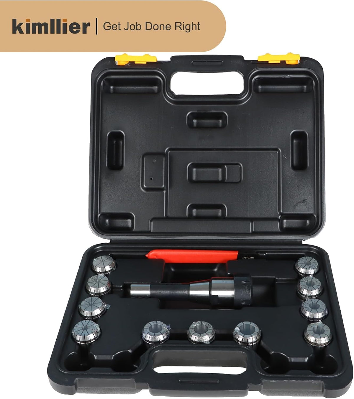kimllier ER32 R8 Collet Chuck Holder Set with ER32 Collet Set and Wrench