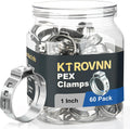 1 Inch PEX Crimp Rings 60 Pack for PEX Fittings
