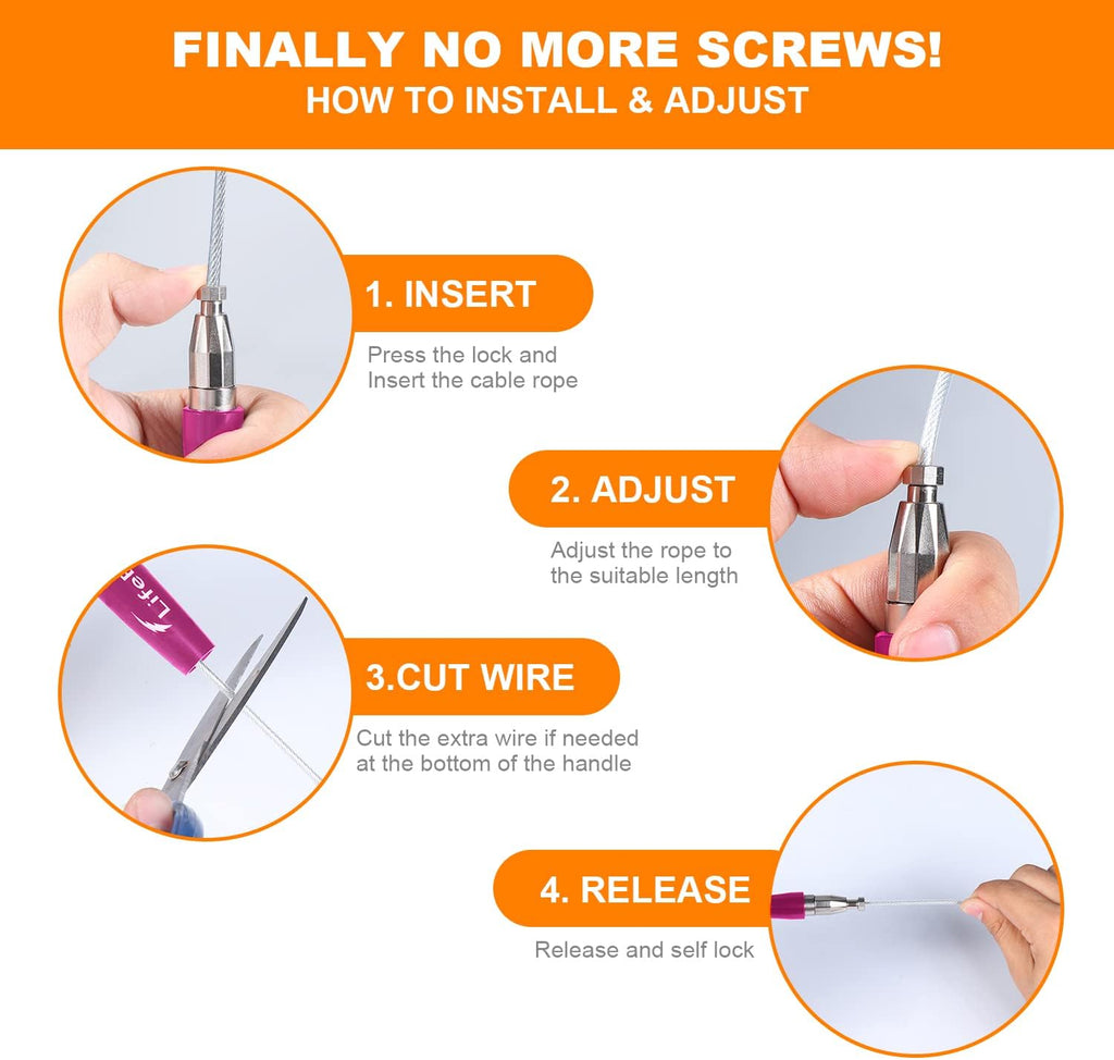 Jump Rope, High Speed Weighted Jump Rope - Premium Quality Tangle-Free - Self-Locking Screw-Free Design - Jump Ropes