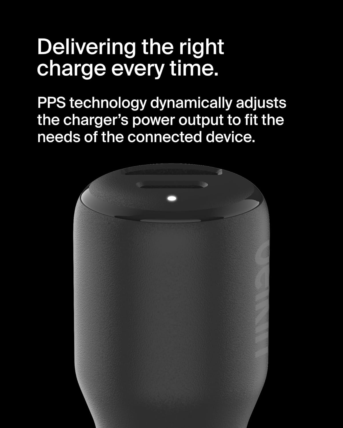 BoostCharge 42-Watt Dual Port Fast Car Charger w/30W USB-C & 12W USB-A Ports for iPhone 16, 16 Pro, Galaxy S26, S25