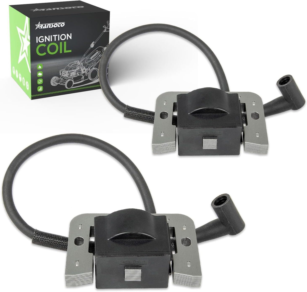 RANSOTO Ignition Coil Module Compatible with Kohler KT740 KT745 ZT740 Replaces 32-584-09-S 32-584-24-S 32-584-25-S 3258425