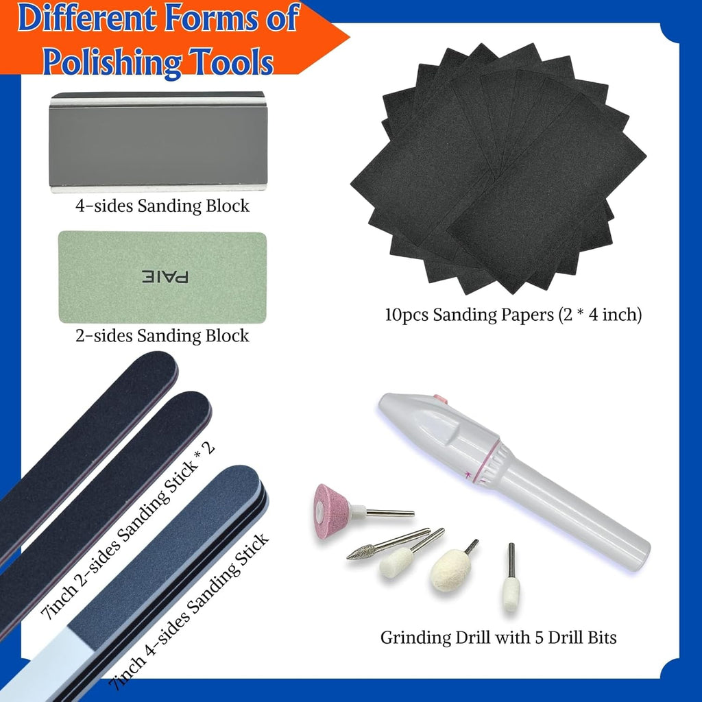 Gundam Model Tool Kit, 64pcs Hobby Modeler Basic Tool Set for Minature Bandai Models, Cars, Airplanes, Buildings