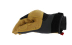 : Material4X Padded Palm Work Gloves (Small, Brown/Black)