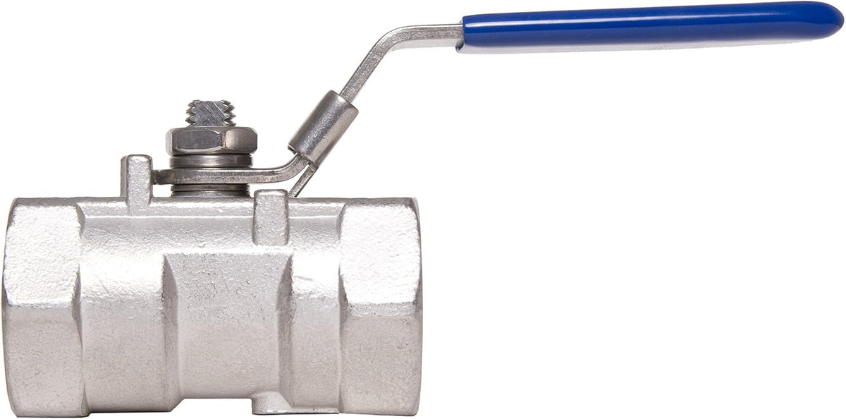 3/4" Stainless Steel (316) Ball Valve - 1pc Standard Port, 1,000WOG