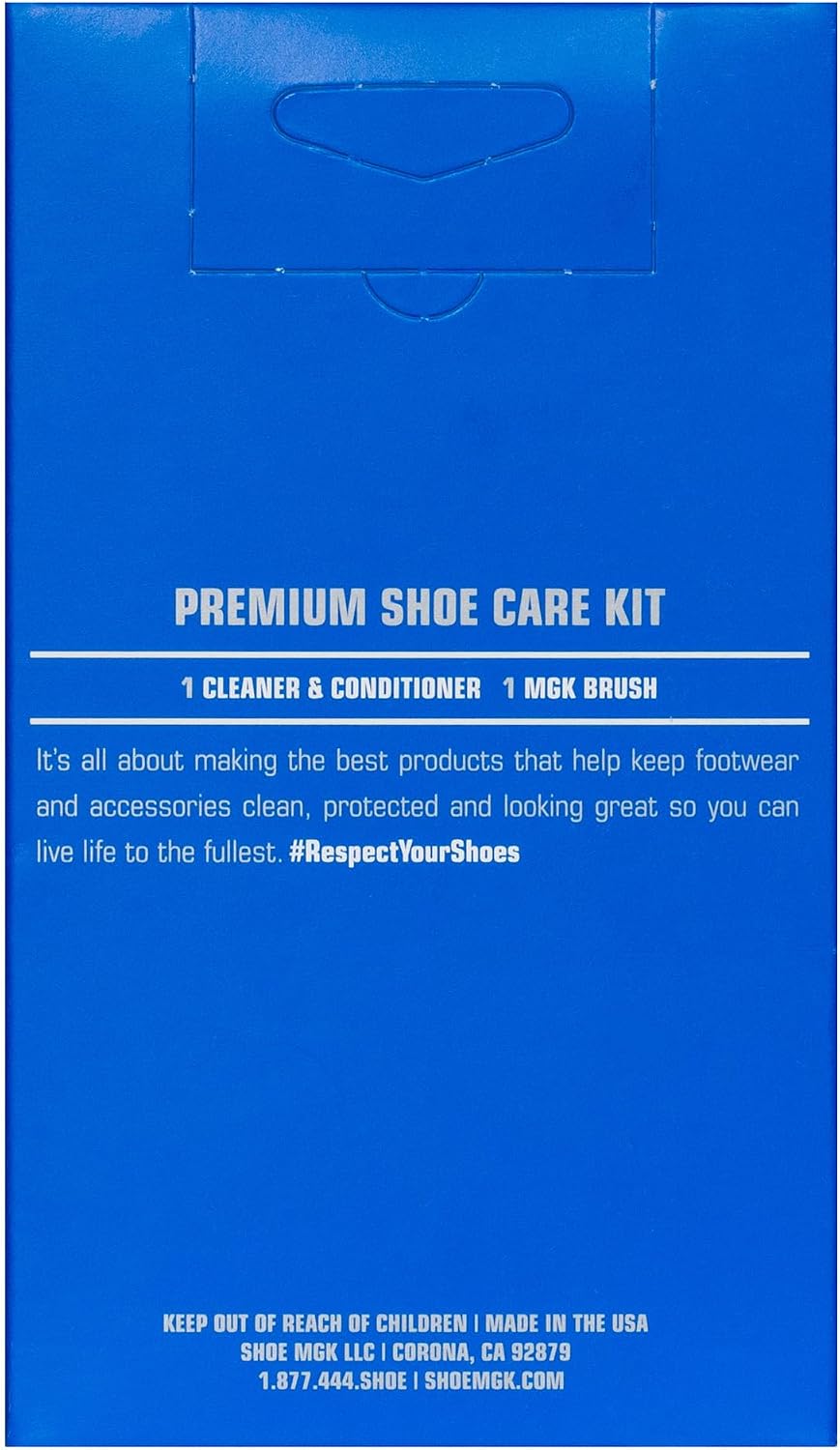 Starter Shoe Cleaner Kit - Shoe Cleaner & Conditioner for All Shoes, Premium Shoe Brush