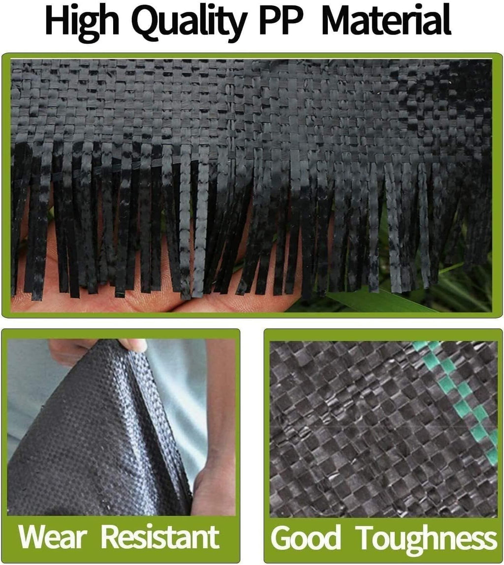 Weed Barrier Landscape Fabric Heavy Duty,3.2 OZ Premium Garden Ground Cover,1.4 ft X 50 ft Heavy Duty Weed Mat