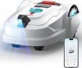 M800Plus Cordless Robot Lawn Mower with GPS + Visual Navigation, Bow-Shaped Path Mowing, APP Control, 4.0Ah Automatic