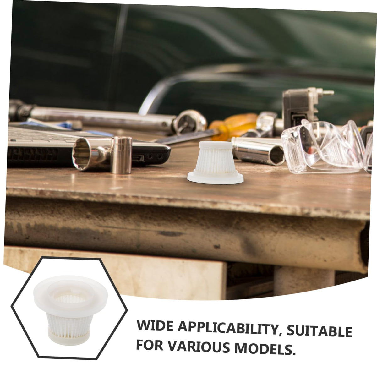 Hepa Vacuum Cleaner Replacement Filter, Universal Car Dust Blower Accessory
