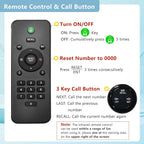 4-Digit Queue Calling System Wireless Take a Number System with LED Number Display and 3 Call Buttons for Restaurant