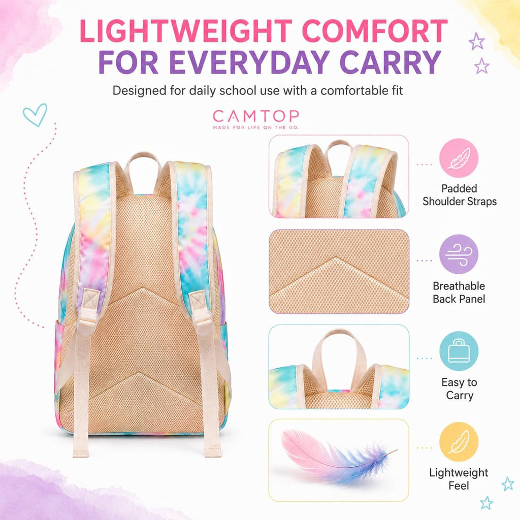 Backpack for Girls Boys Kids School Backpack with Lunch Box Preschool Kindergarten BookBag Set