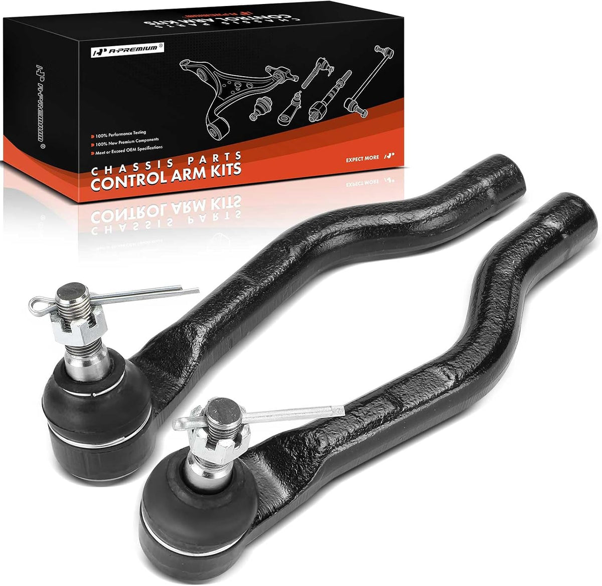 A-Premium Front Outer Tie Rod End, Compatible with Honda & Acura