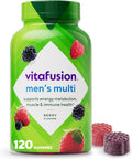 Adult Gummy Vitamin Supplement for Men, Berry Flavored, A, C, D, E, B6, B12, Daily, 120 Count, 60 Day Supply