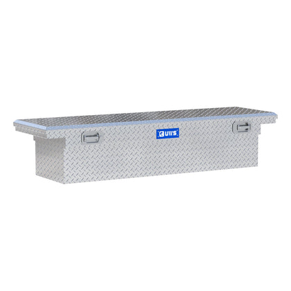 EC10481 Pull Handle 69-Inch Heavy-Wall Aluminum Truck Tool Box with Low Profile, RigidCore Lid