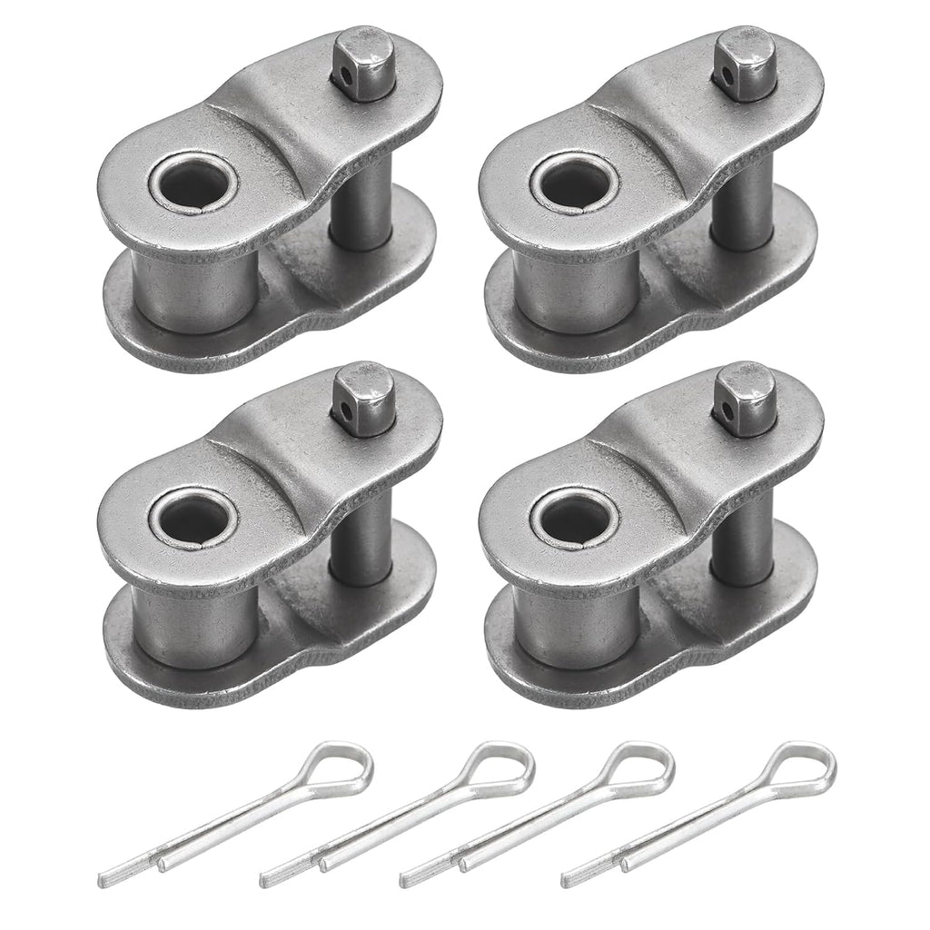 PATIKIL 4Pcs #80 Roller Chain Offset Link Half Links for 16A Chain