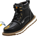 Waterproof Steel Toe Boots For Men Safety Work Shoes,Black Size 11