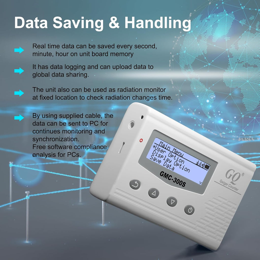 GMC-300S Digital Nuclear Radiation Detector Monitor Meter Geiger Counter Radiation Dosimeter