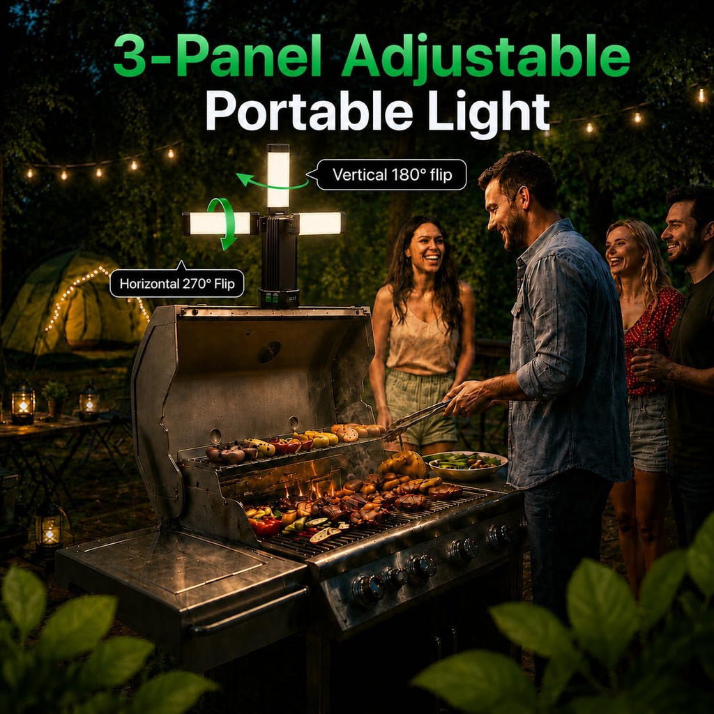Rechargeable Lantern 10400mAh, Portable Work Light with Magnetic Base & 5 Modes, 2200LM Battery Powered Lantern
