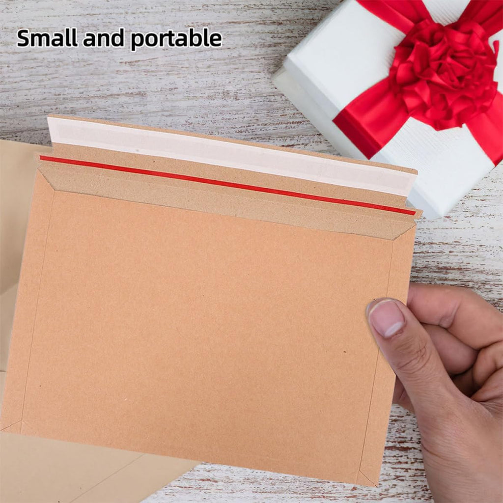 Self Seal Photo Document Mailers Rigid Cardboard 25pcs