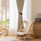4PCS Curtain Holdbacks Vintage Leaf Shaped Curtain Drapery Tie Back