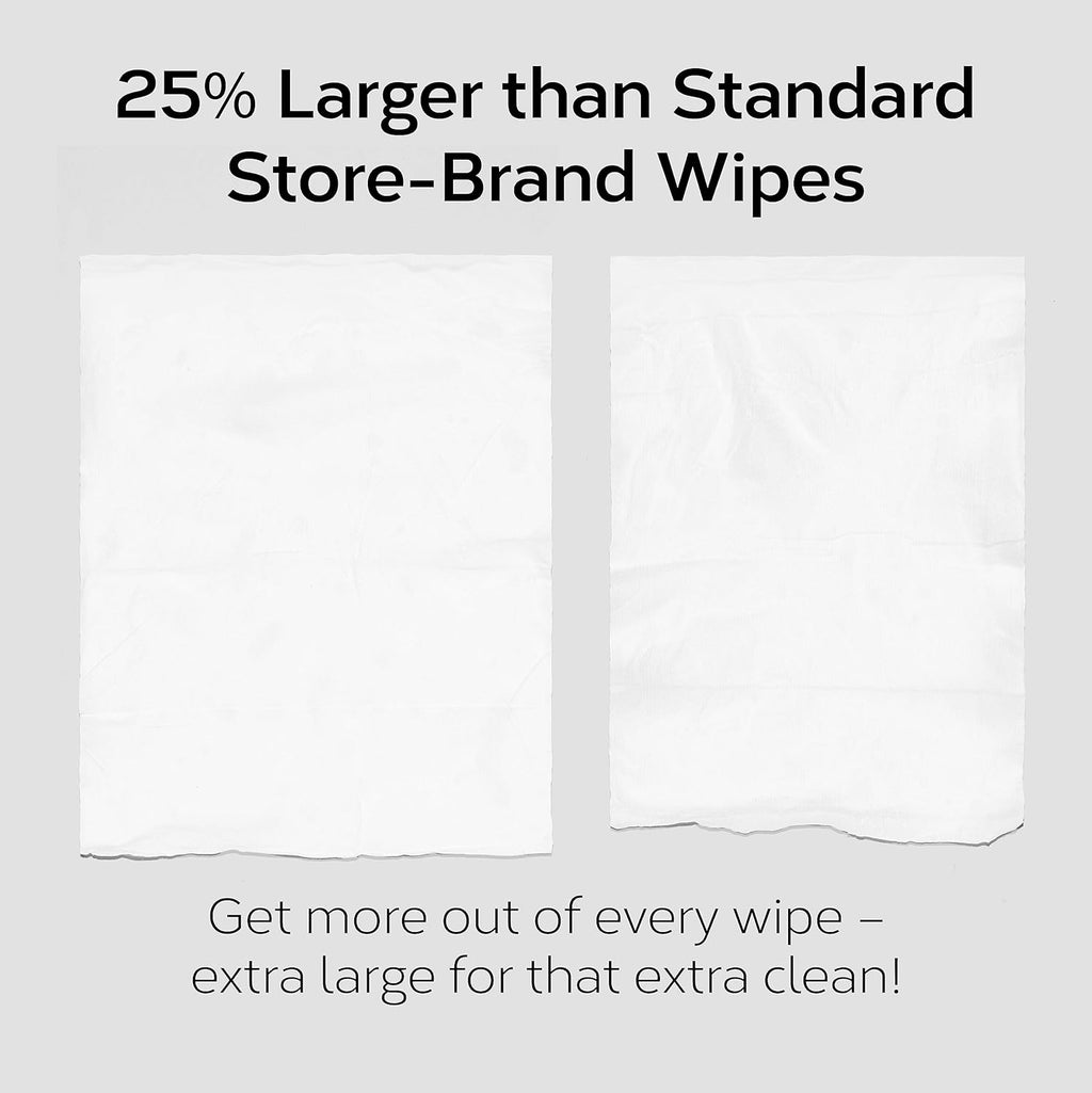 Biodegradable Flushable Wipes, Unscented, 180 Count (3 Packs of 60)