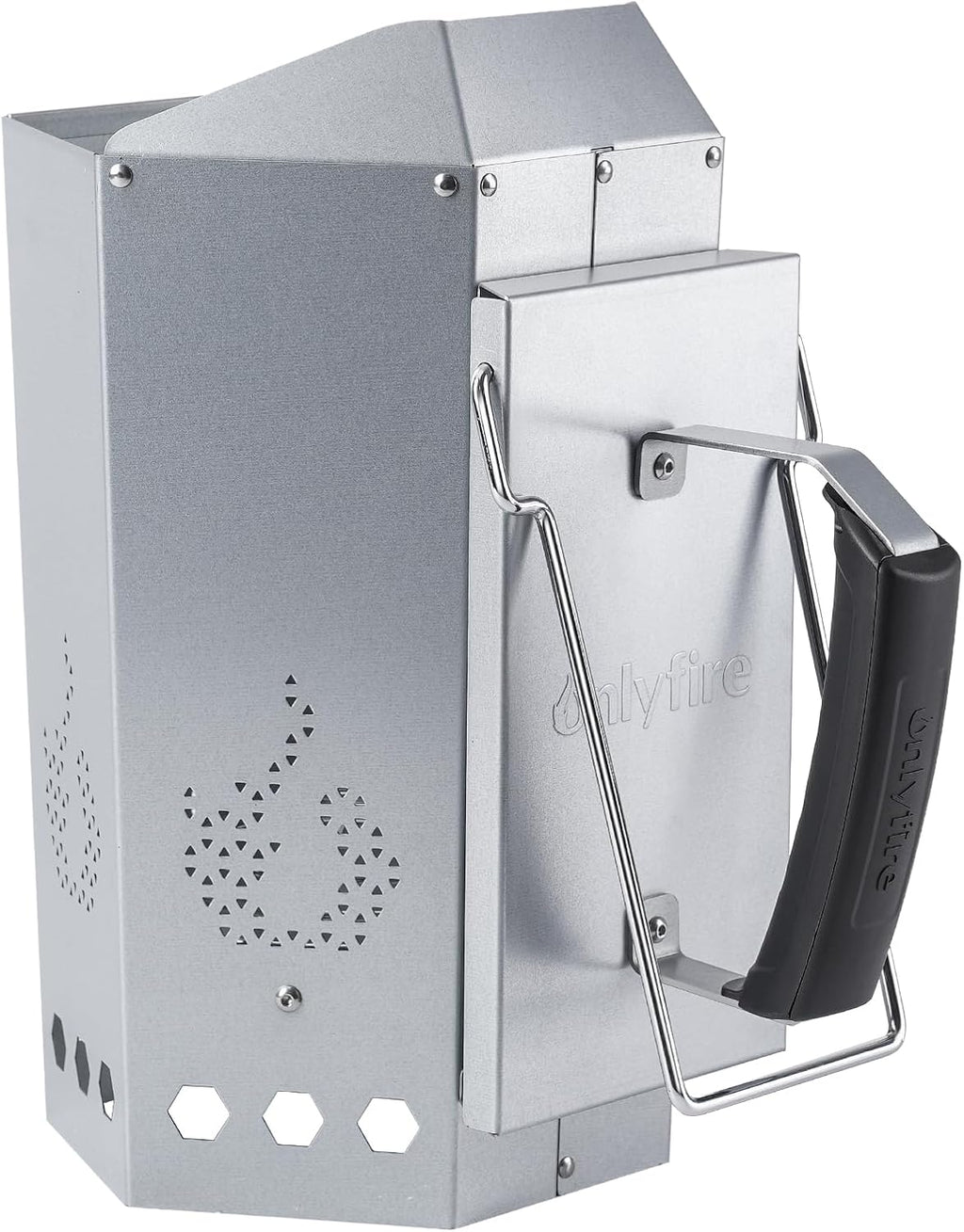 Heavy Duty Steel Large Charcoal Chimney Starter BBQ Fire Starter