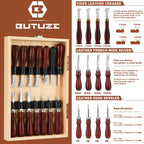 Leather Working Kit, Boxed Leather Tooling Kit, All-in-one