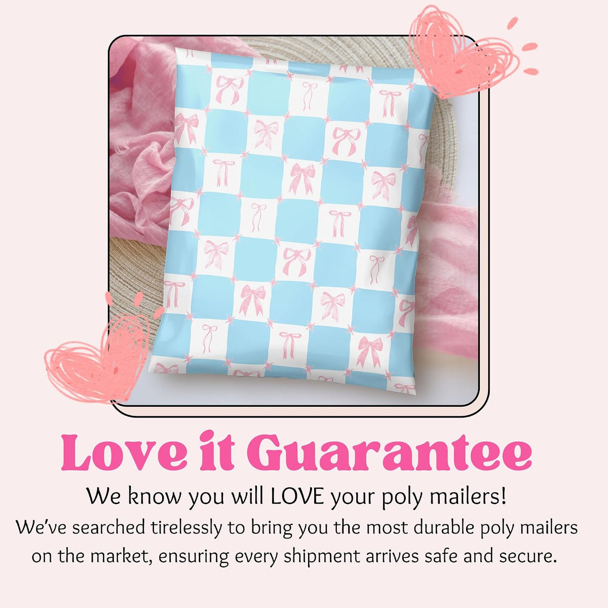 10x13 Poly Mailers Small Business Shipping Bags 100 Pack