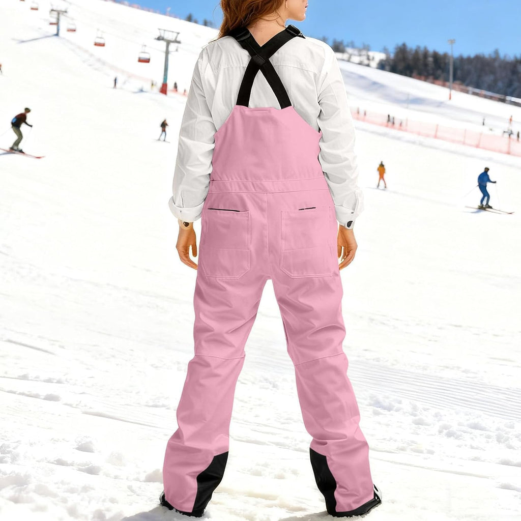 Snow Bibs Waterproof Insulated Ski Pants Adjustable Strap Snowboard Overalls Lightweight Winter Snowsuit Jumpsuit