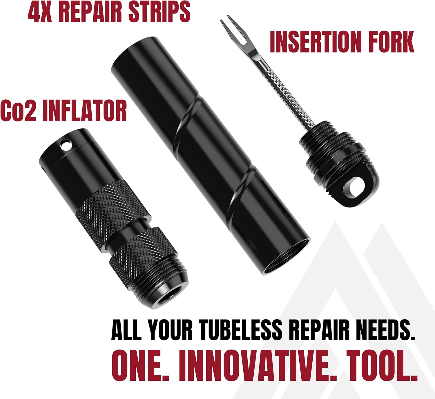 Tubeless Tire Repair Kit for Bikes 8 Colors! Fixes Mountain Bike and Road Bicycle Tire Punctures