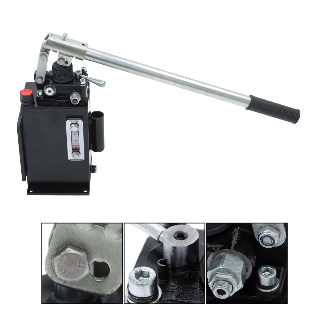 kimllier 2.7 CID 3 Quart Manual Hydraulic Pump Double Acting